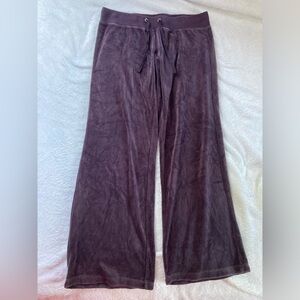 New York & Company Deep Purple Velour Pants